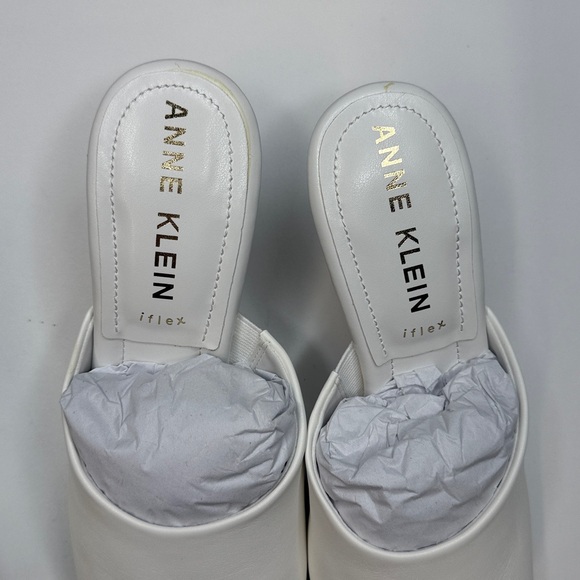 Anne Klein Women's Jerilyn Square Toe Dress Sandals- White- Size 7 - Picture 10 of 13